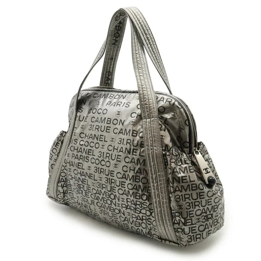 CHANEL Silver Shoulder Bag